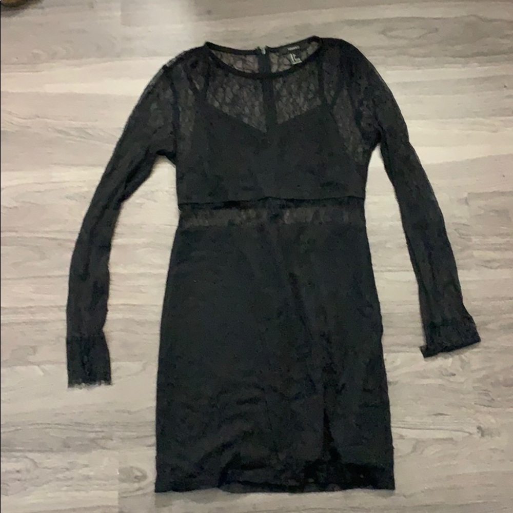 Lacy black dress